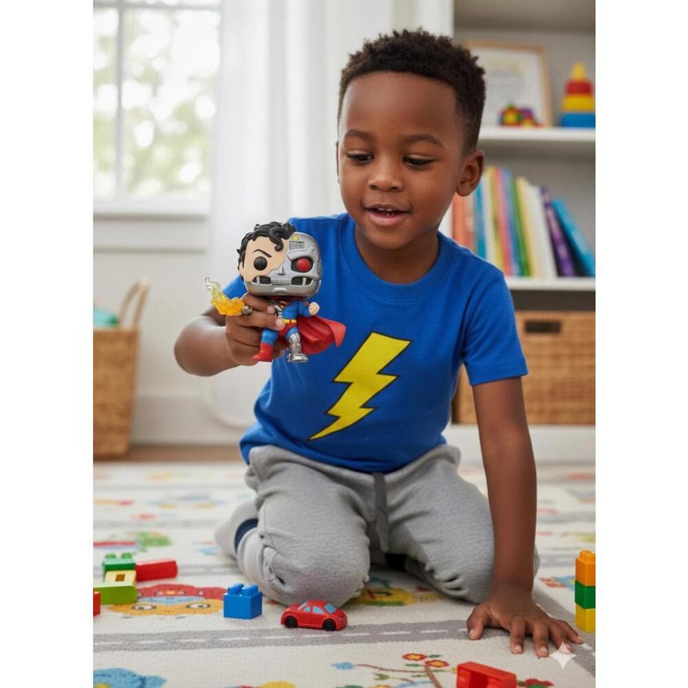Funko Pop! Comic Covers DC Reign of the Supermen Cyborg Superman #21 NEW SEALED